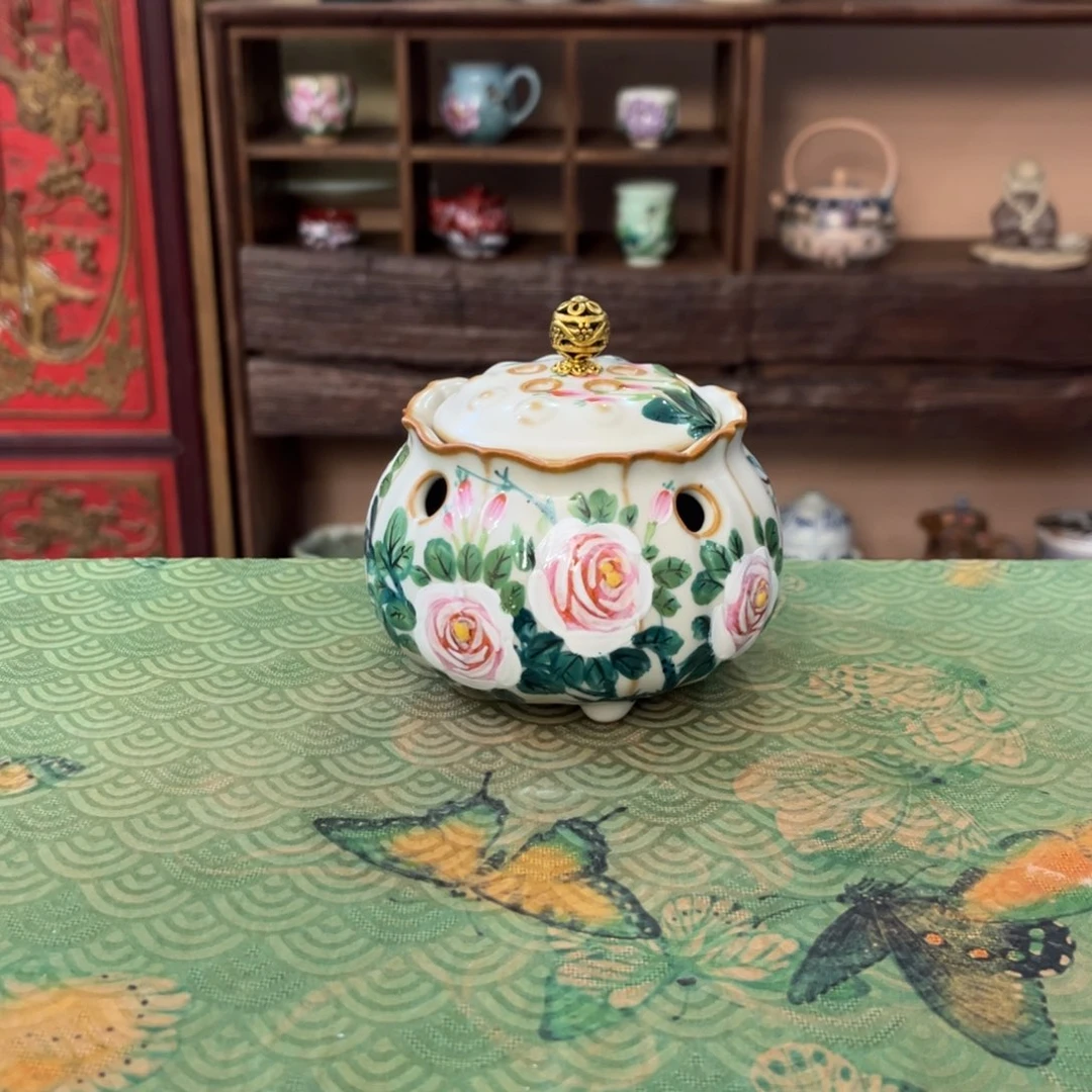 青***山景德镇纯手工手绘陶瓷