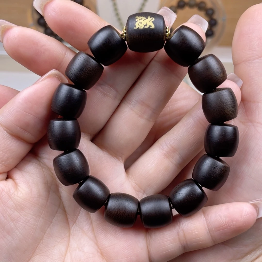 沉香手串钱****越南芽庄白棋楠