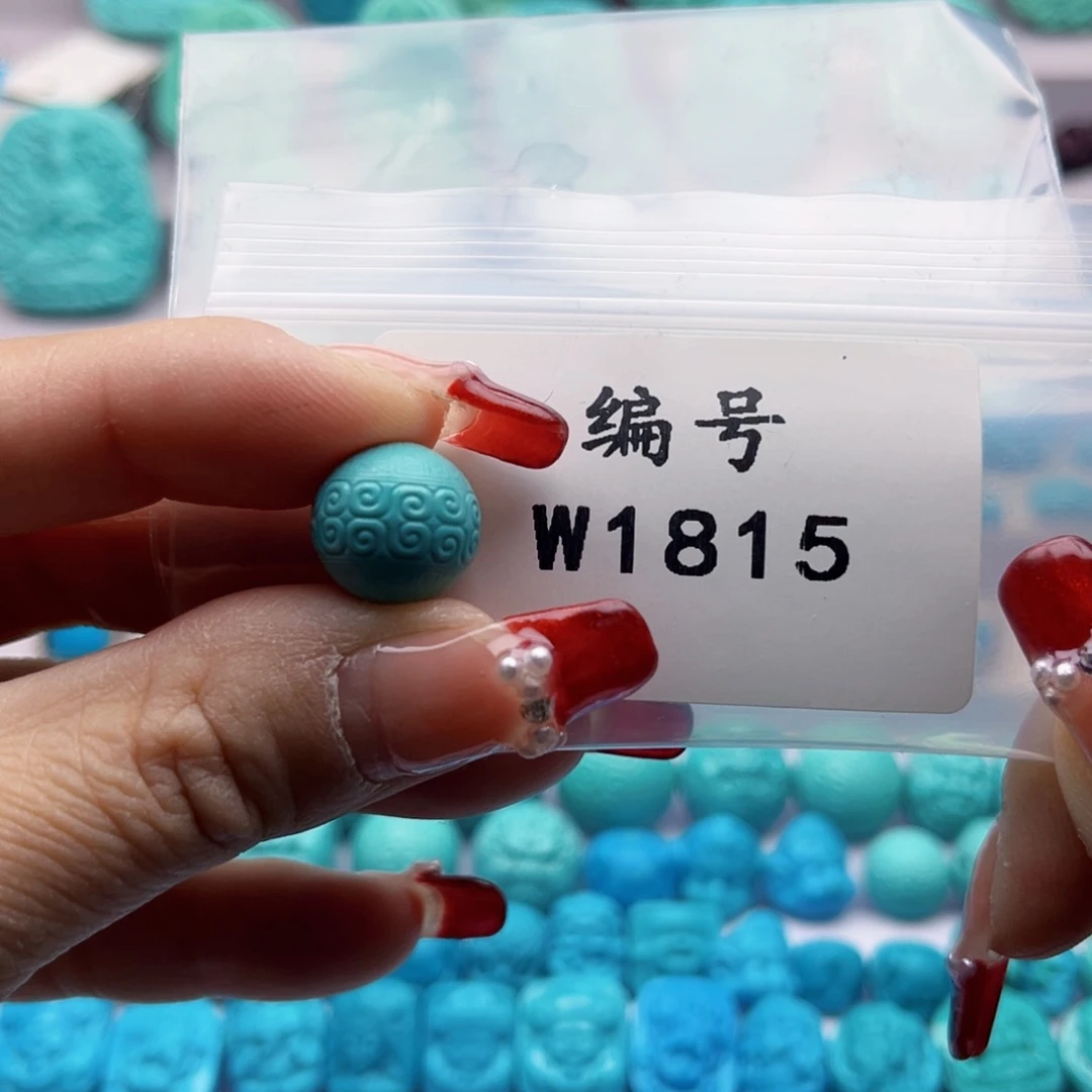 绿松石雕刻未镶嵌○*