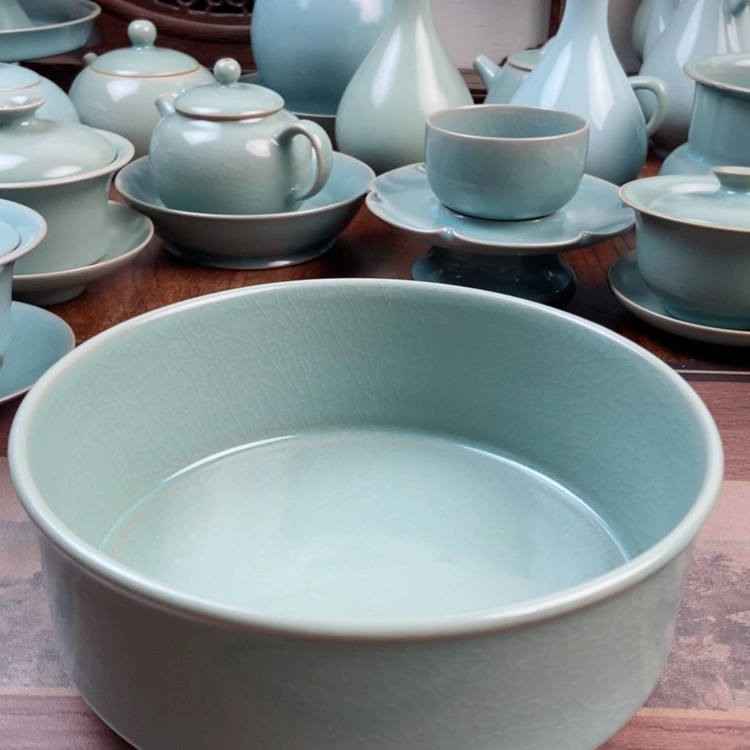 摆件原产地原矿汝瓷～茶器