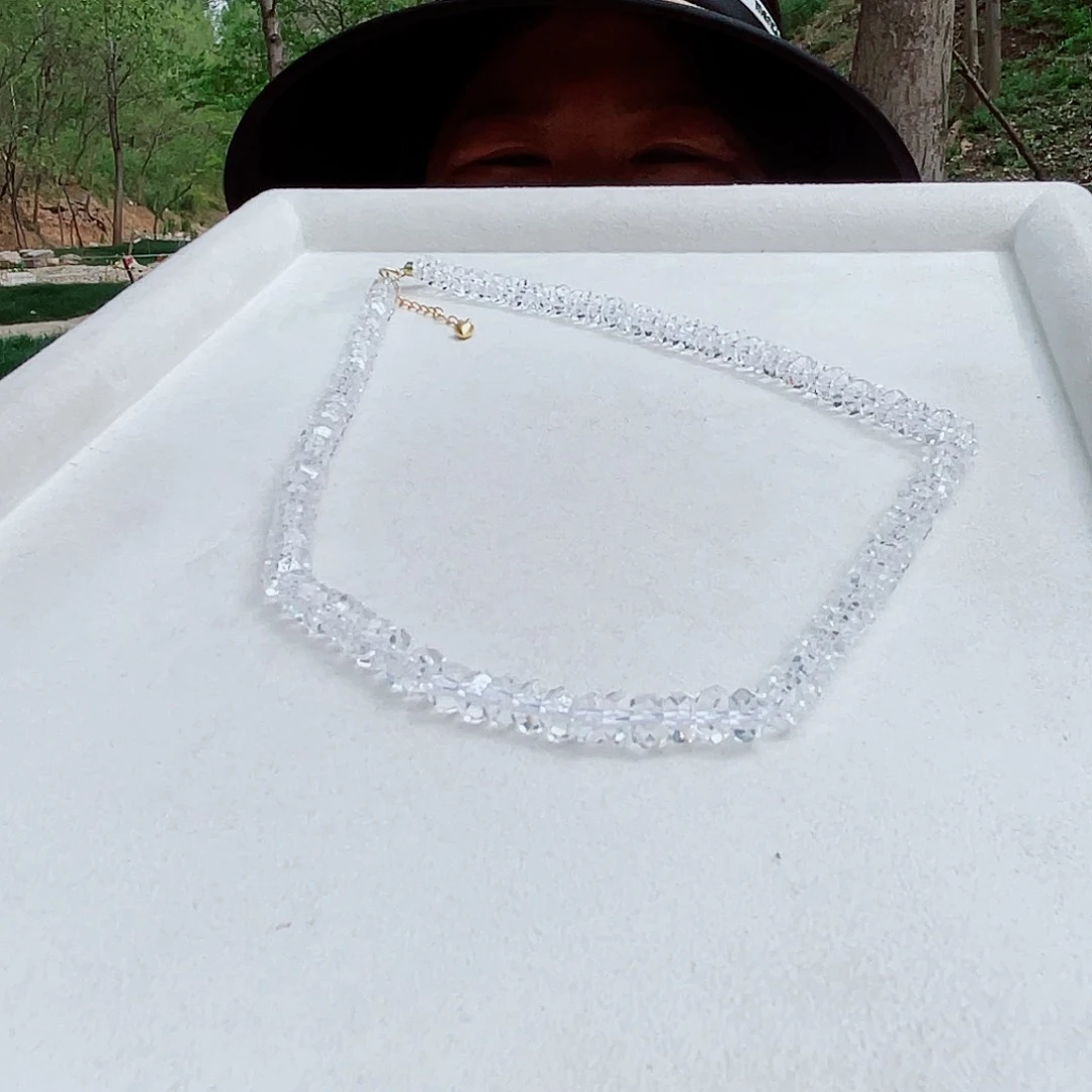 银S925镶嵌颈饰水晶水晶