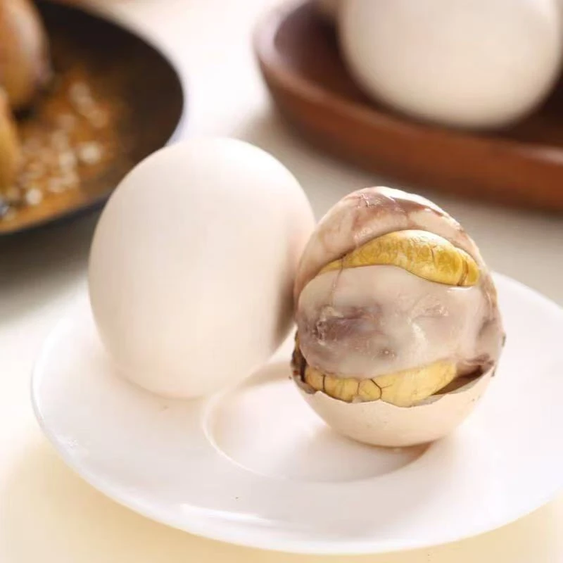 13天新鲜活珠子五香香辣味营养美味开袋即食全熟钢化鸡胚蛋