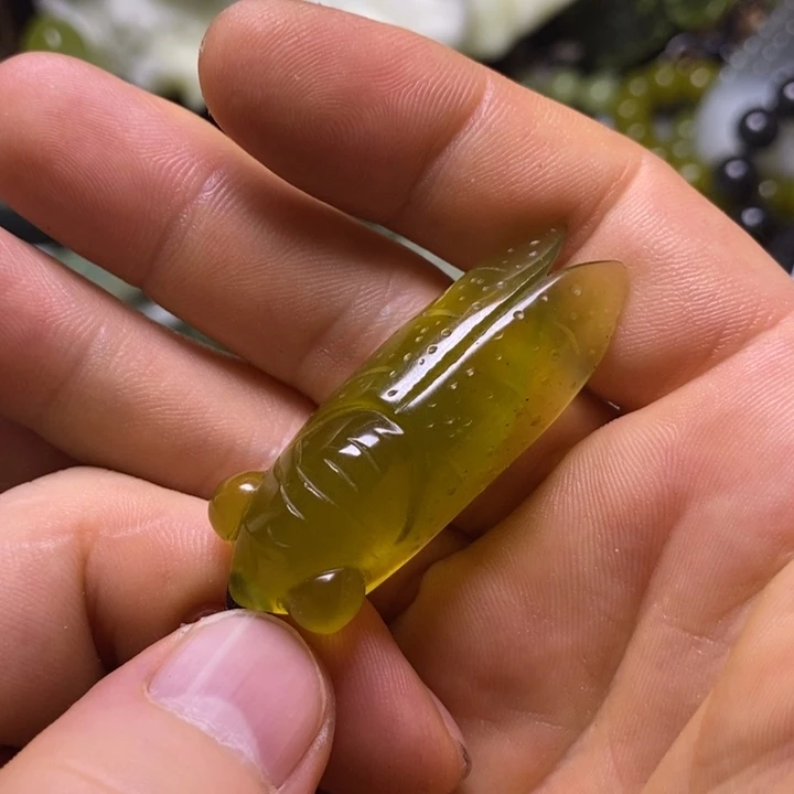 岫玉未镶嵌岫玉颈饰