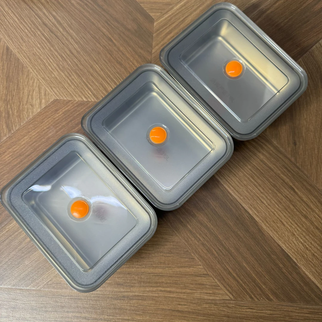 【汤姆严选】波炉专用方方正正保鲜盒3个家用厨房必备轻【汤家限定】