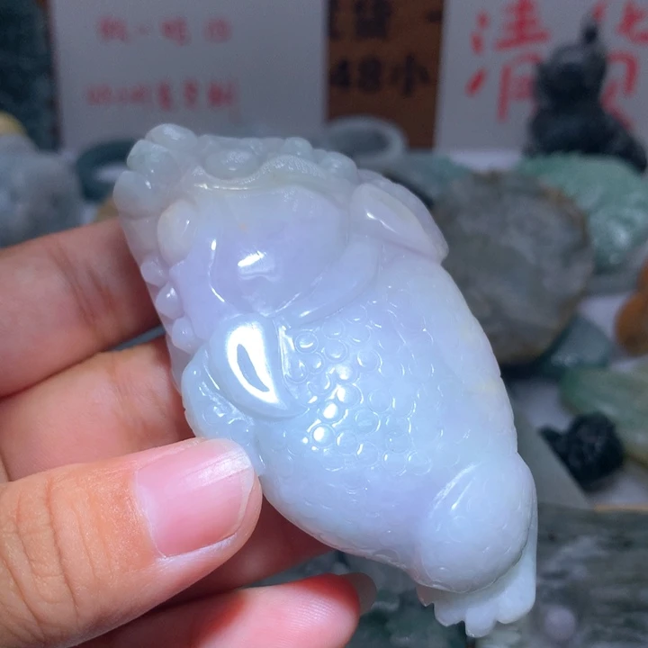 翡翠未镶嵌颈饰保真天然A货翡翠