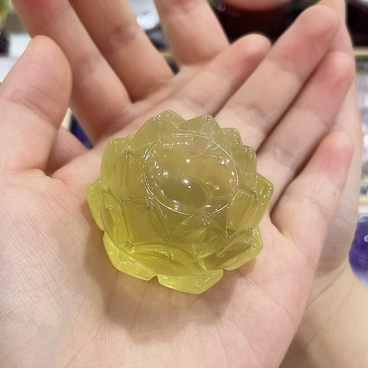 莲花底座未镶嵌黄晶