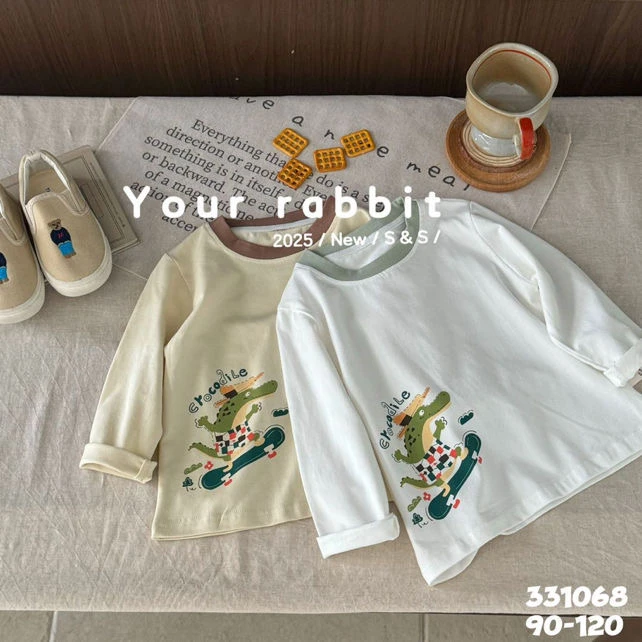 331068玥儿兔鳄鱼滑板莱卡打底衫