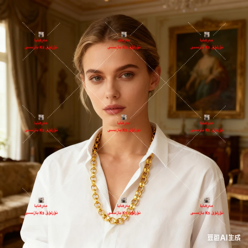 铜合金亚克力项链 非黄金材质KS2013Nurluk时尚铜合金项链