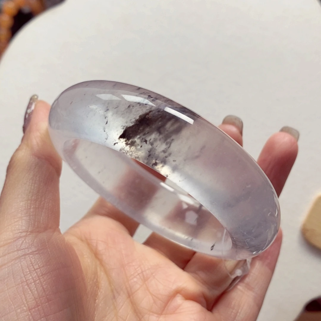 石英质玉未镶嵌手镯54-55