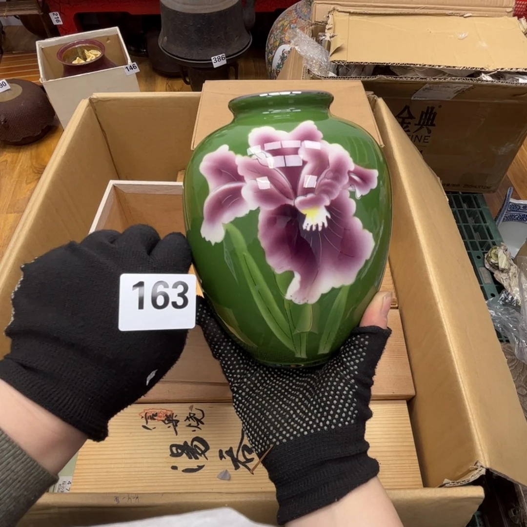 瓷片摆件工艺品摆件666 