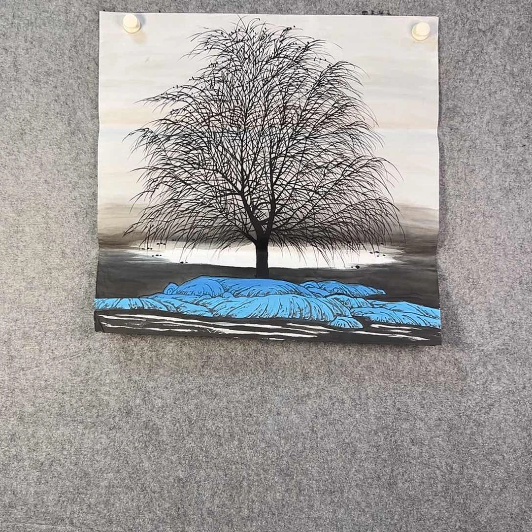 国画479 牡丹等植物生长于这里