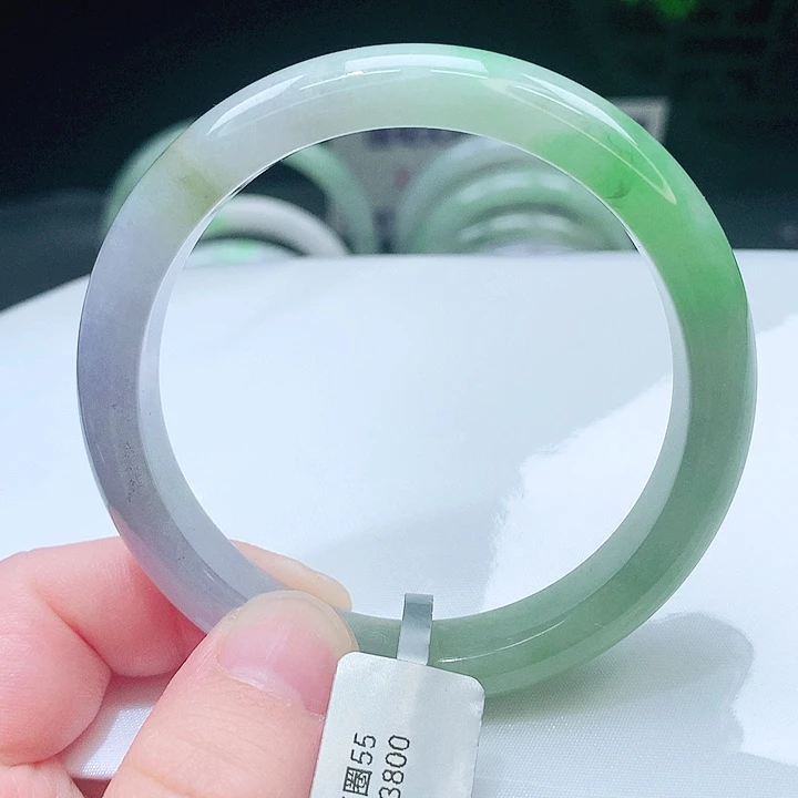 翡翠未镶嵌手镯532