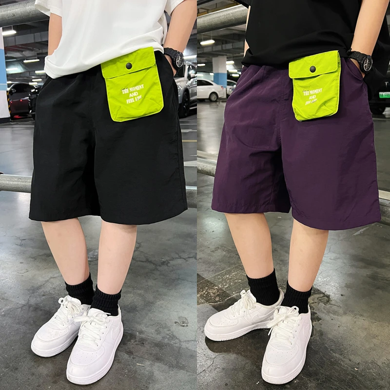 【图本图】2025夏款男童速干短裤儿童运动轻薄五分裤中大童透气半裤