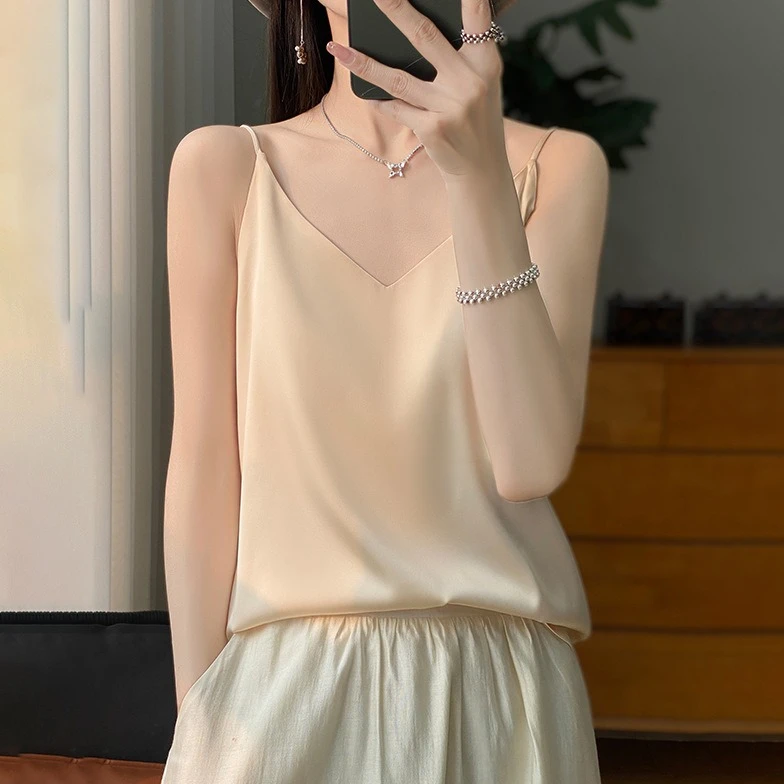 【香软蛮腰】气质辣妹舒适连身女士吊带背心内搭时尚薄款百搭Q35