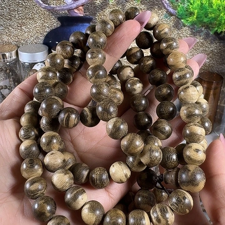 成***成沉香手串达拉干虎纹