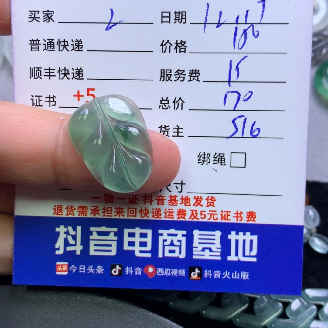 颈饰未镶嵌翡翠z*