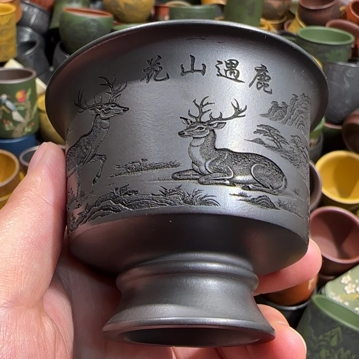 茶杯紫砂全手工紫砂