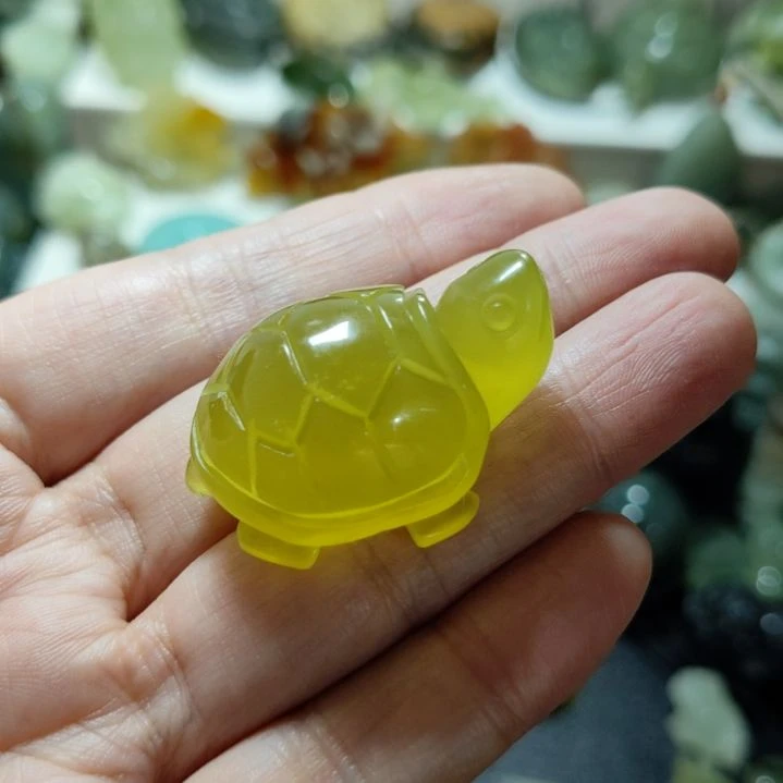 岫玉小乌龟未镶嵌夜**音