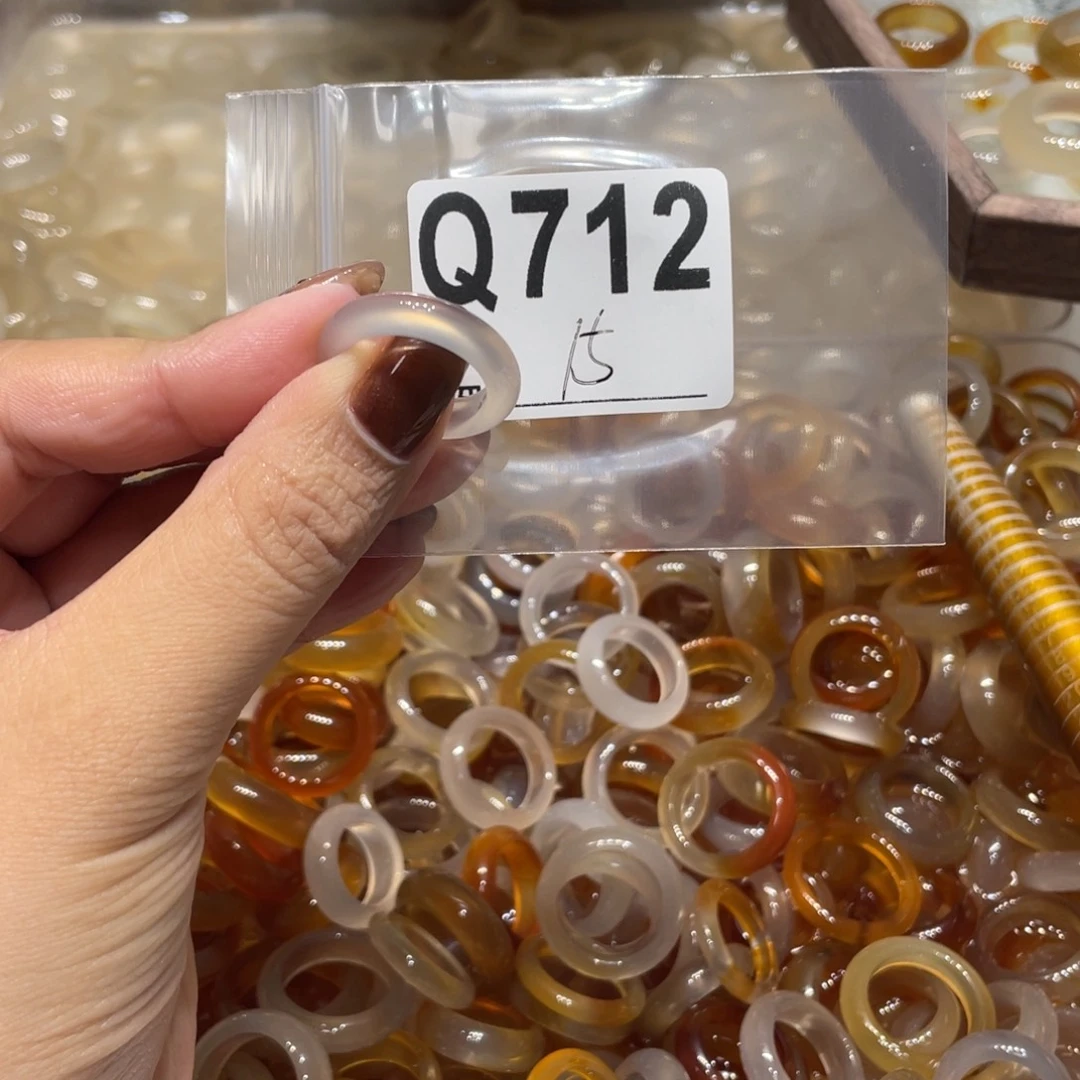 玛瑙/玉髓未镶嵌戒指712