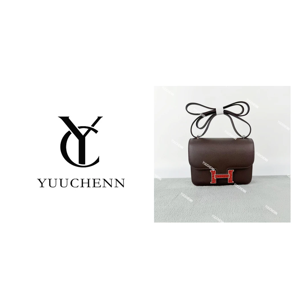 YUUCHENN/【康康】进口鳄鱼皮+牛皮19cm HH6795