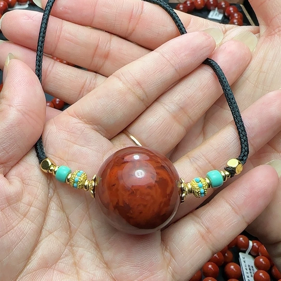 L***莎南红玛瑙未镶嵌手串