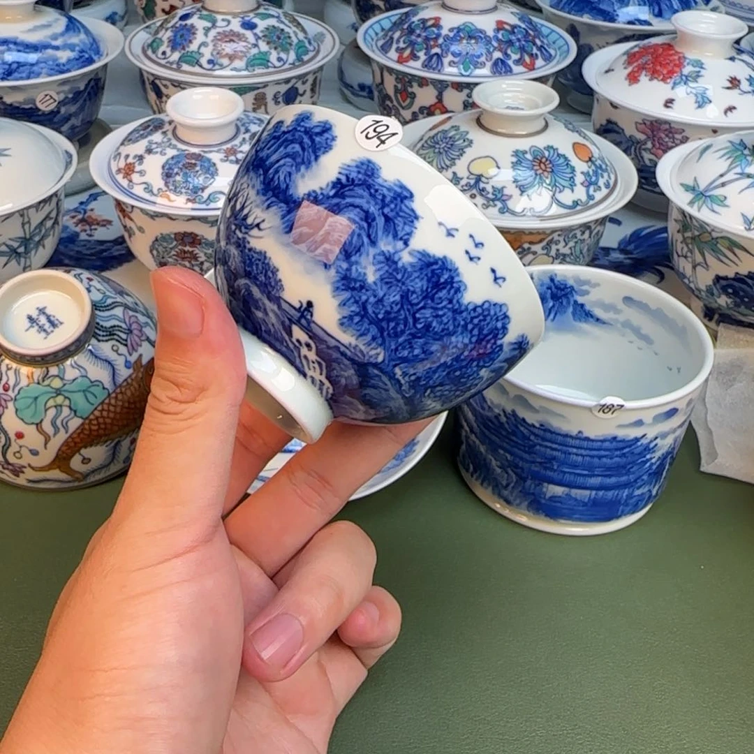 彦祖纯手工手绘茶具194