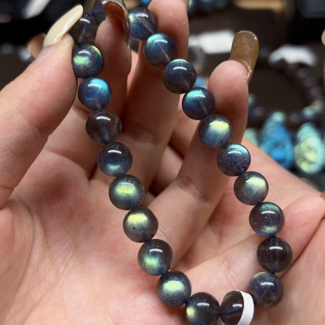 未镶嵌手链长石8.7mm左右