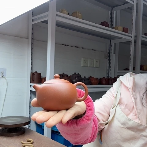 朱泥茶壶茶壶茶壶霜**期