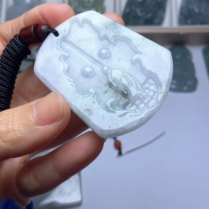 翡翠未镶嵌挂件翡翠