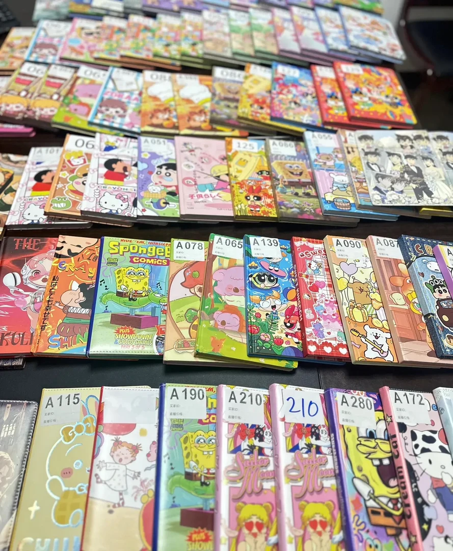 团单任选彩页横线可爱学生手账本记事本A5本子