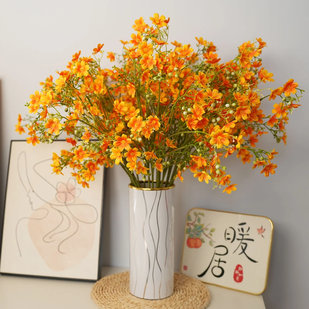 仿真花瑞香花家居装饰客厅摆件摄影道具室内插花婚庆摆放假花花束