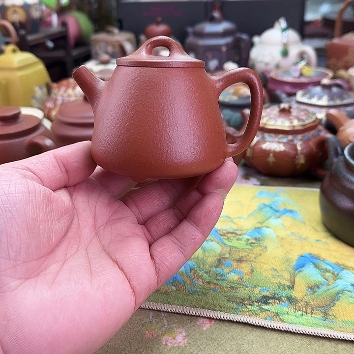 紫砂茶壶国工降坡泥高瓢