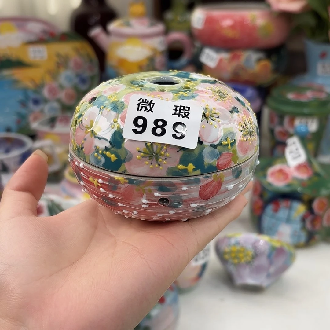 果***娜景德镇手绘高温釉下彩陶瓷茶具