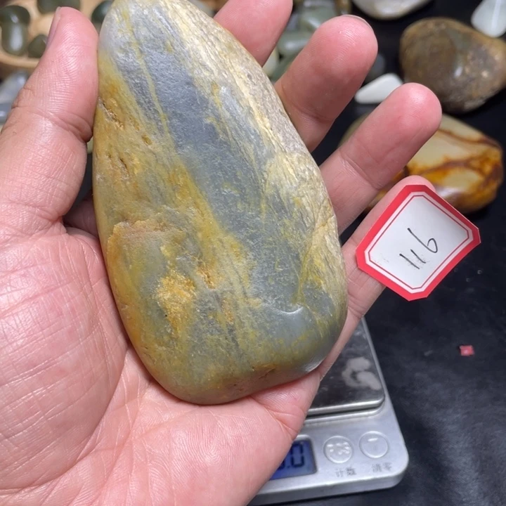 和田玉未镶嵌颈饰116