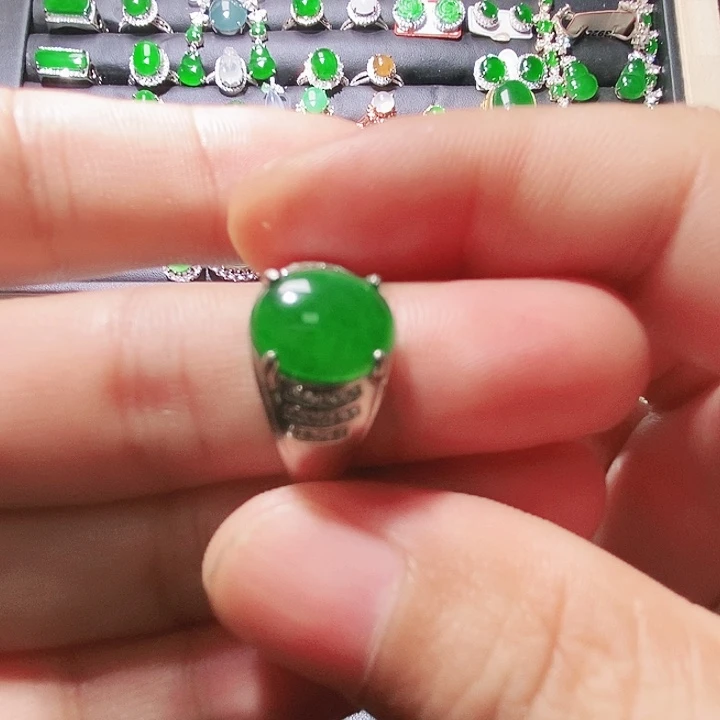 未镶嵌戒指翡翠57