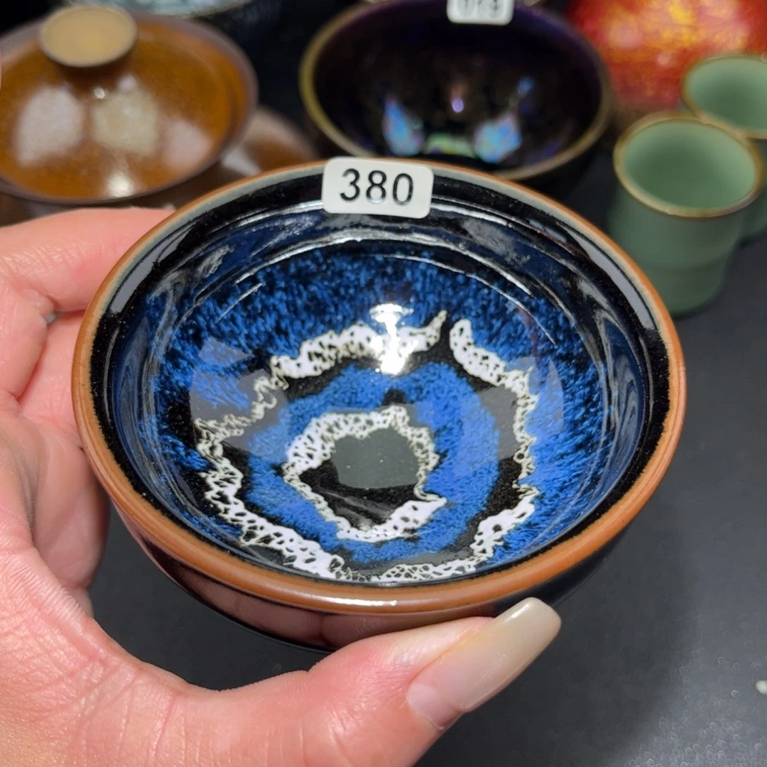 茶盏380 建盏单盏放大漏……