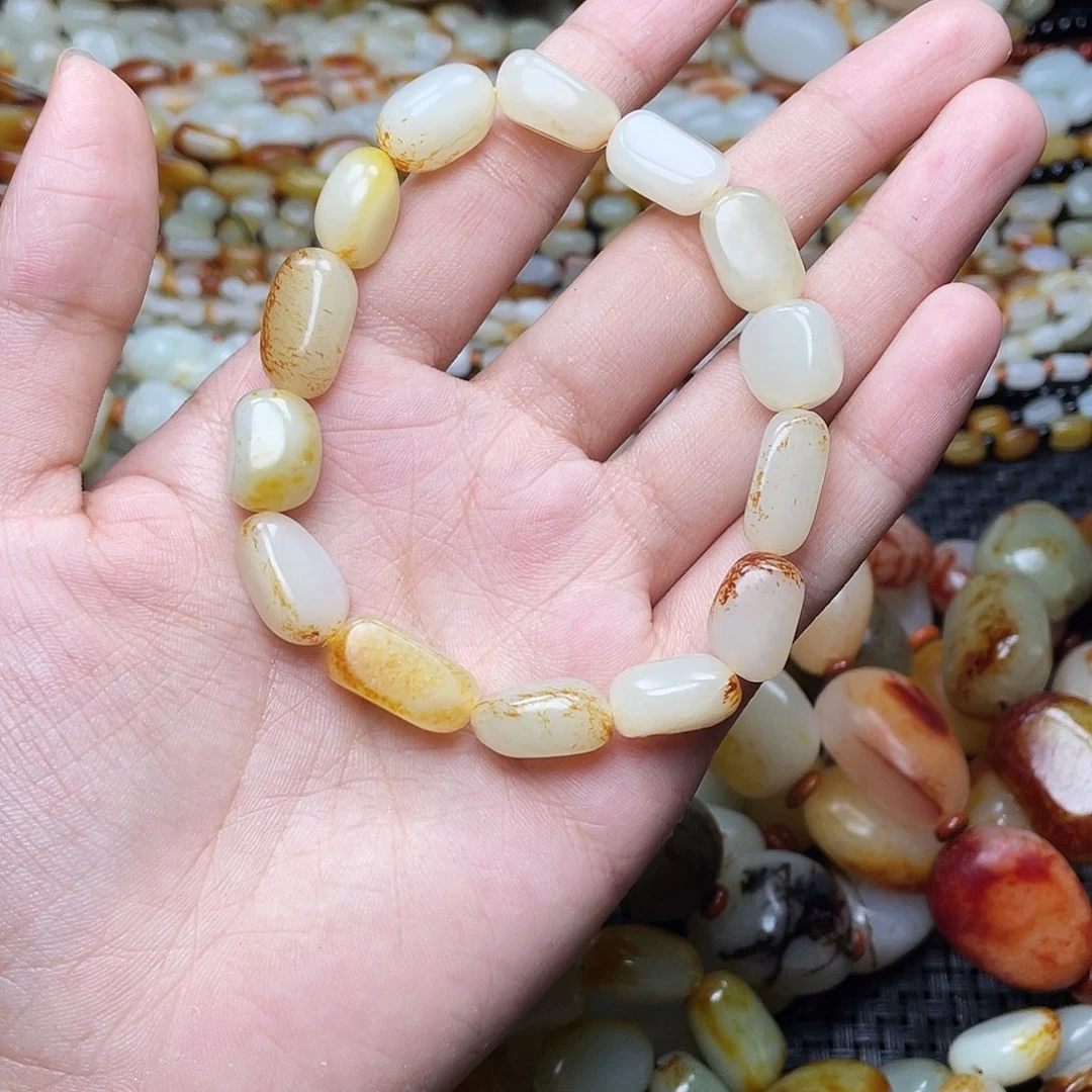 偶***然手串未镶嵌和田玉