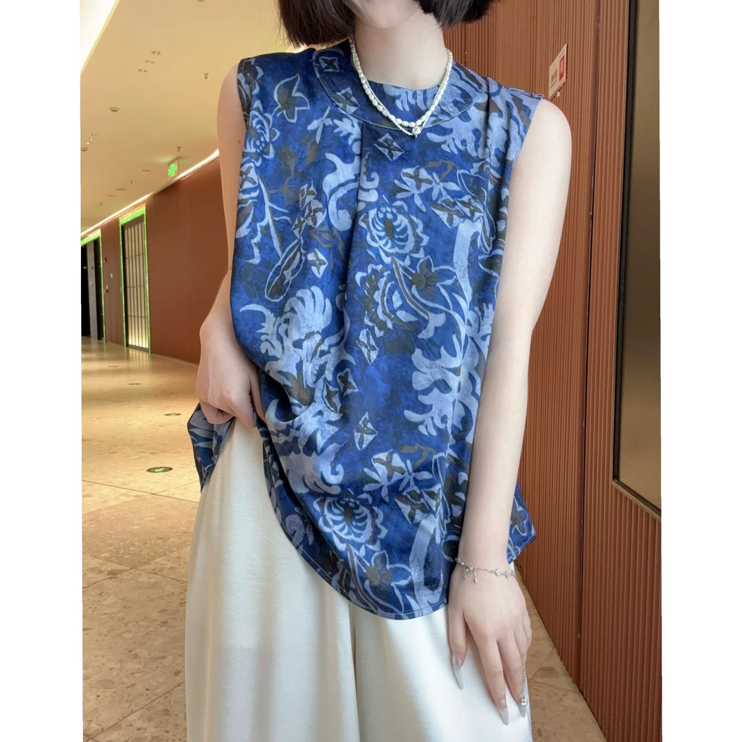 【树夏悦】夏季老料民族风时尚重工薄款透气精致气质女装百搭