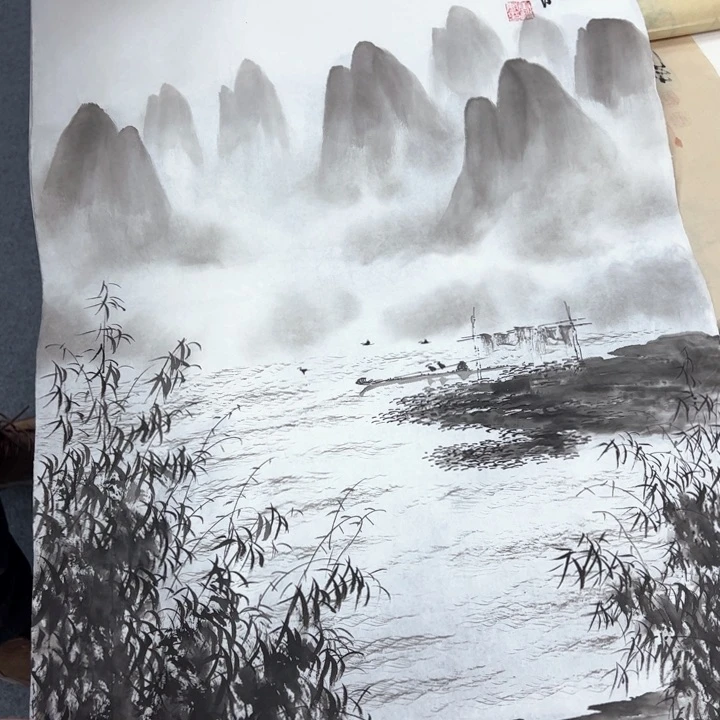 国画纯手绘作品欣赏图