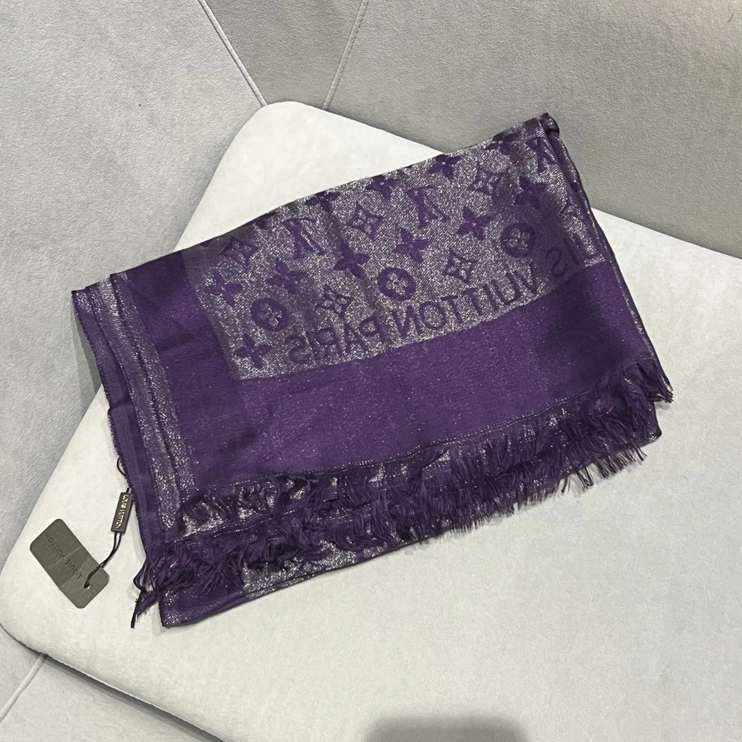 95新 LouisVuitton/路易威登 蔚蓝/围巾/70*200/LZ1028K053