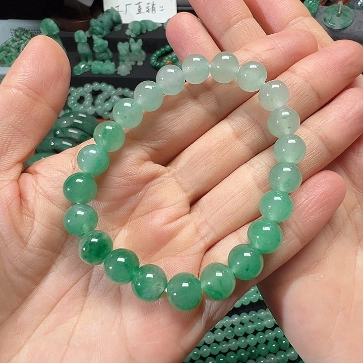 未镶嵌手链石英质玉（非洲翠）37号