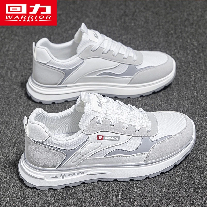 回力男鞋夏季爆款百搭透气舒适休闲网面运动鞋厚底防滑轻便跑步鞋