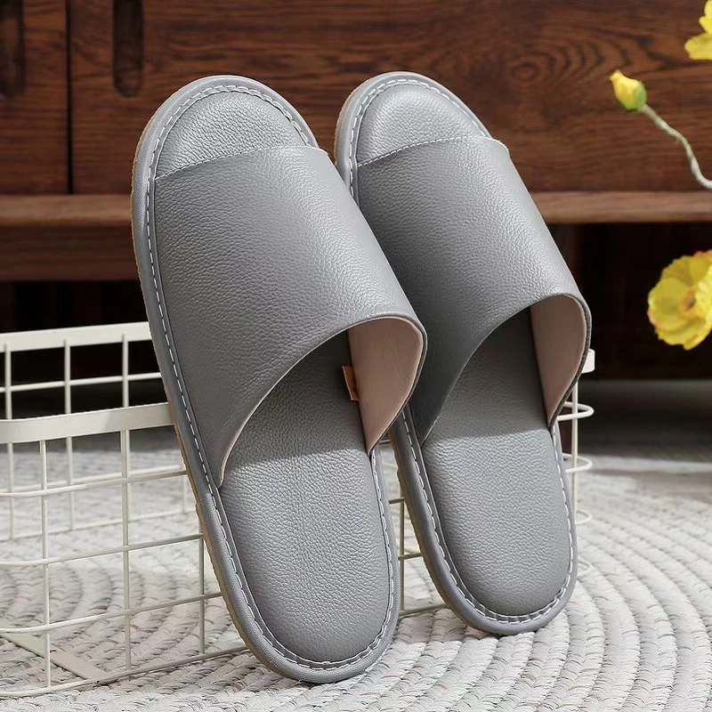 【海宁禾城】2025年 新款真皮居家防滑时尚 （拖鞋）-1