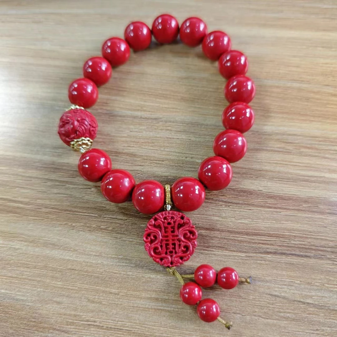 含辰砂工艺品含辰砂工艺品朱砂手串设计款-520050