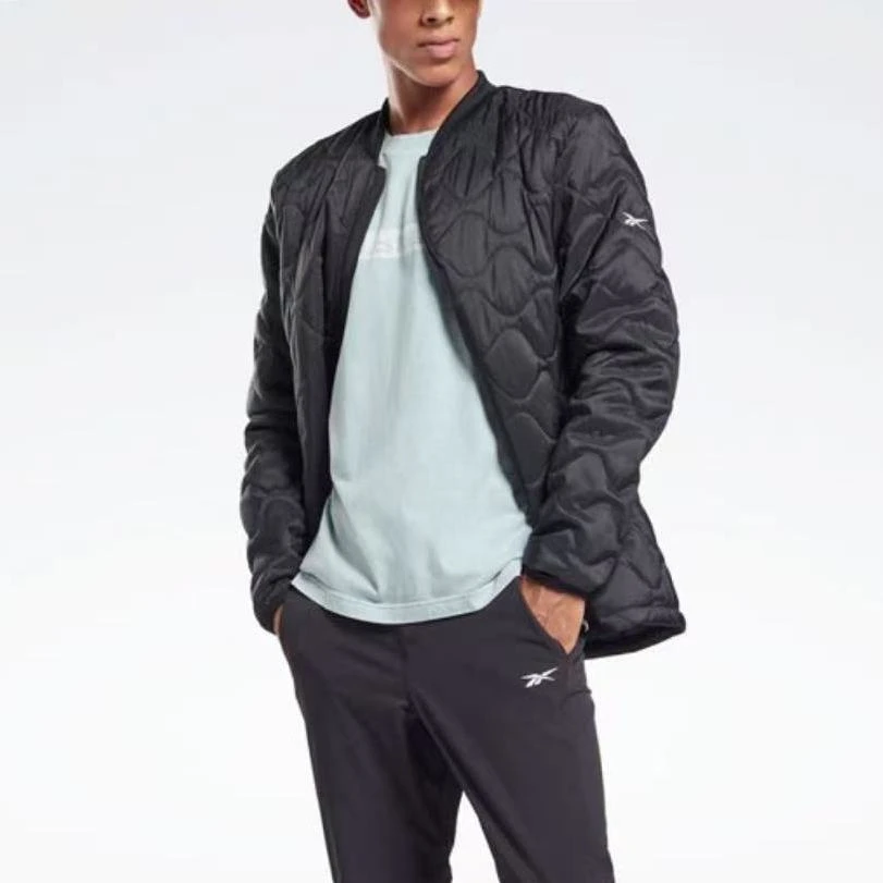 Reebok/锐步 H08948运动健身休闲防风舒适夹克棉服情侣做莱美