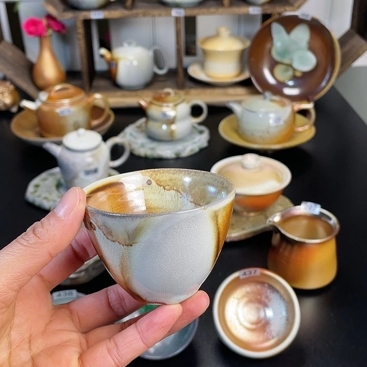 燃薪柴烧茶器主人杯