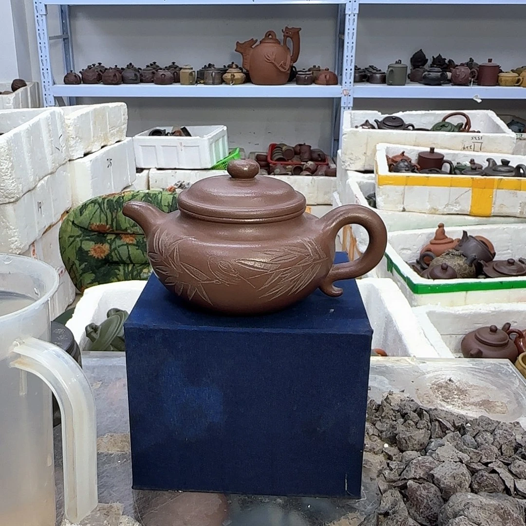 茶壶紫砂宜兴紫砂壶瑕疵处理