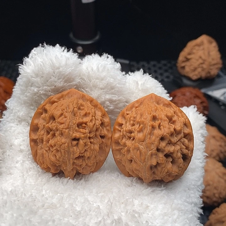 把件文玩核桃37水龙纹