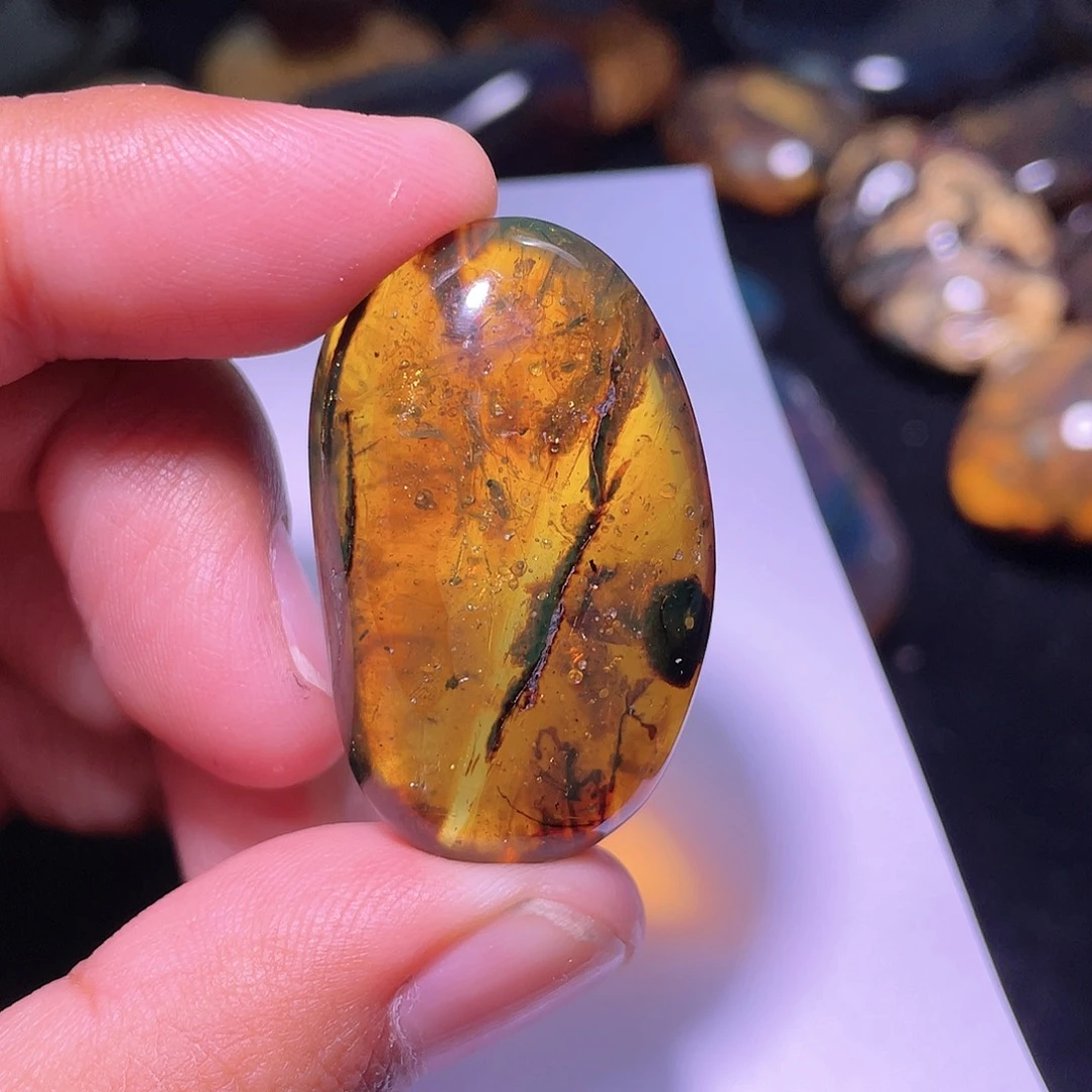 琥珀裸石未镶嵌用****5，