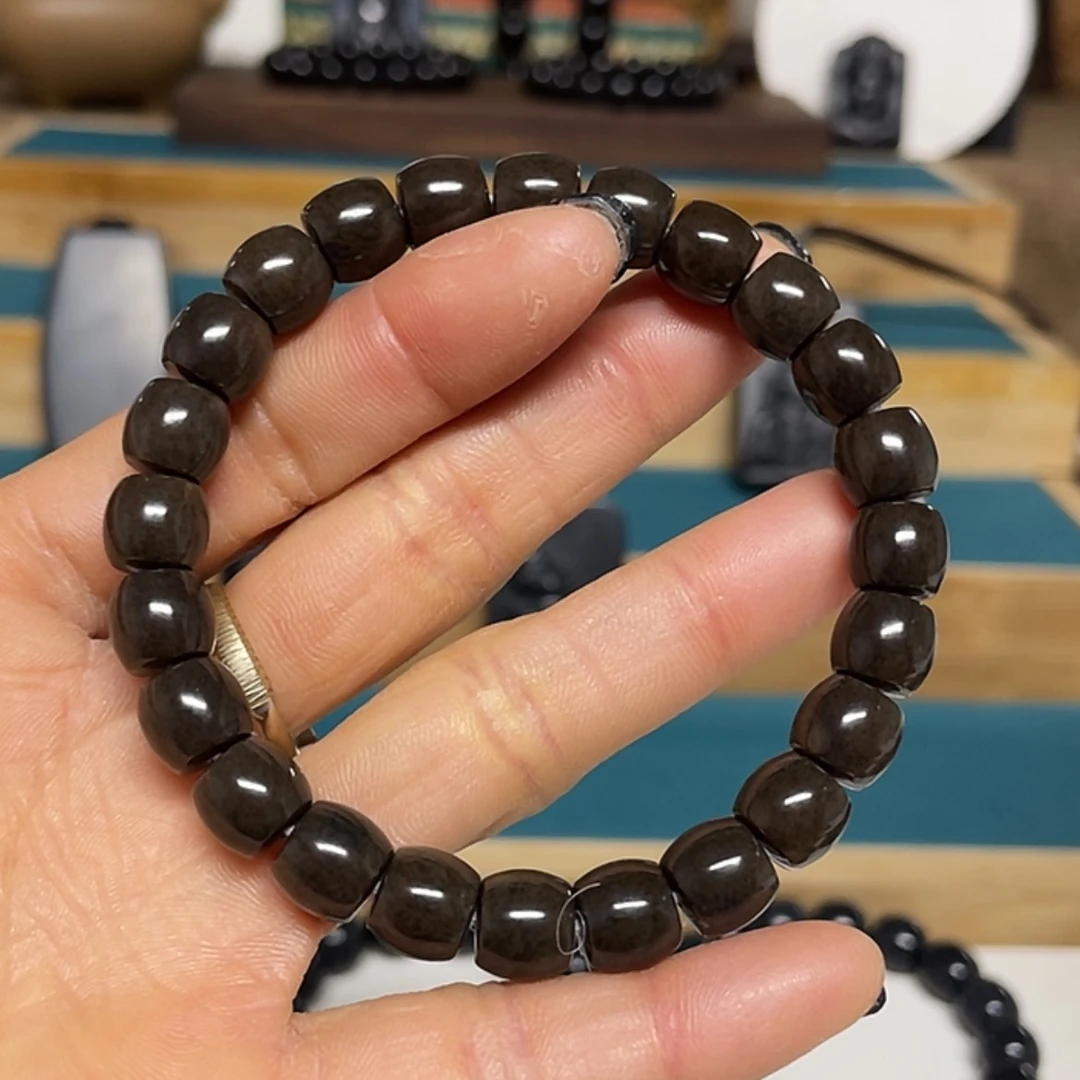 【闪购商品】和田玉（糖玉）手串未镶嵌卡9直切